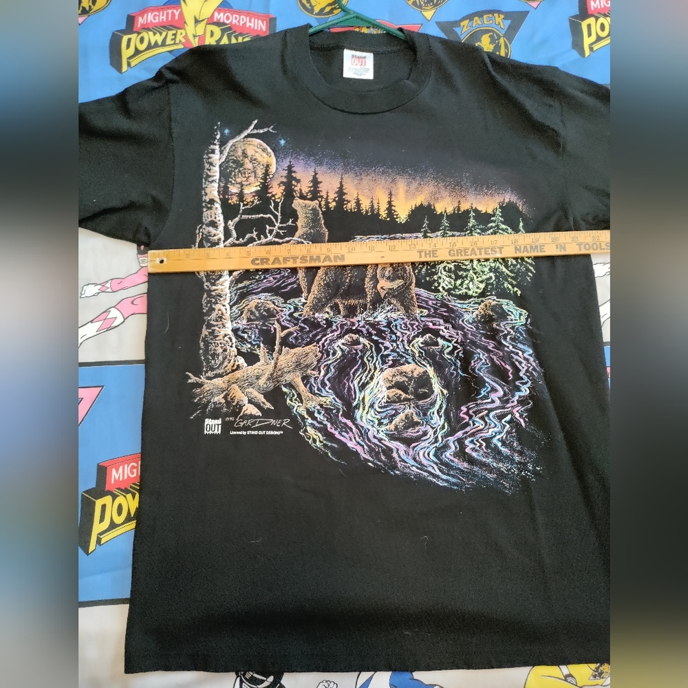 1993 vintage grizzly bear nature t-shirt size extra large